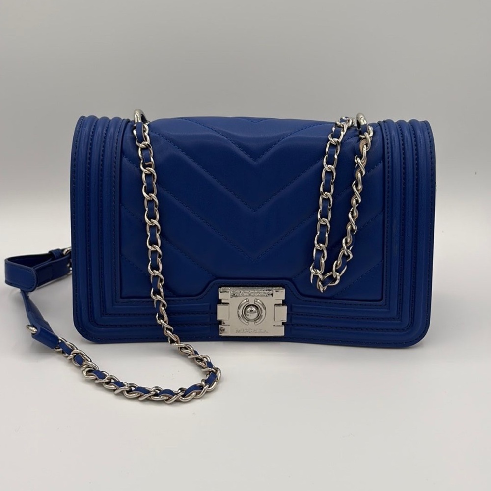 Badgley Mischka Royal Blue Crossbody Bag